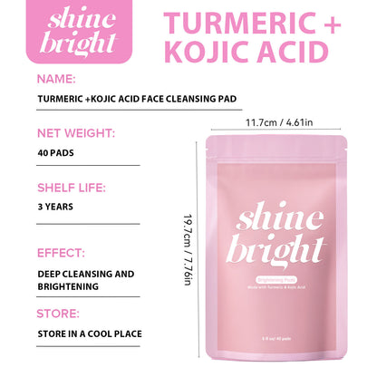 GlowPrep™ Kurkuma-Koji-Blatt, 40 Pads