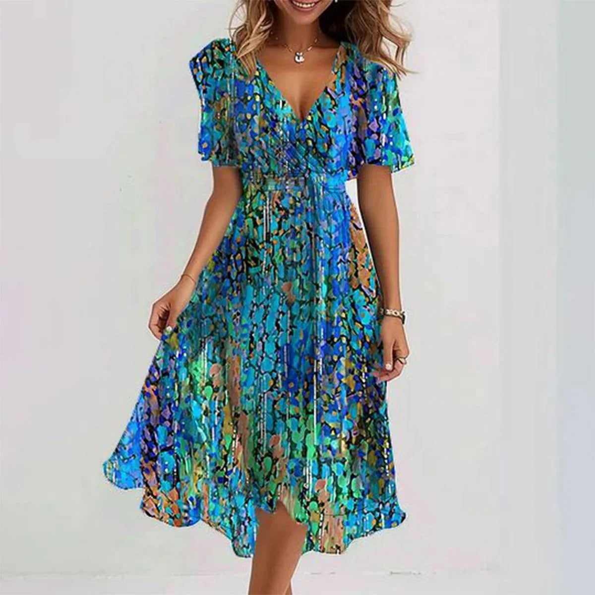 Summer Elegant V-neck Dress