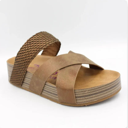 Fashion Casual Woven Solid Sandals