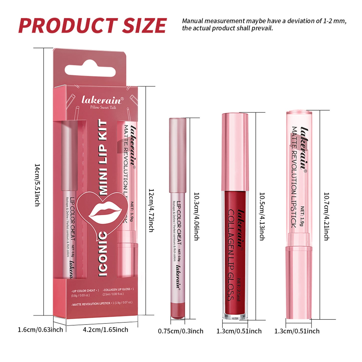 Gleama | Three Lip Gloss Suit