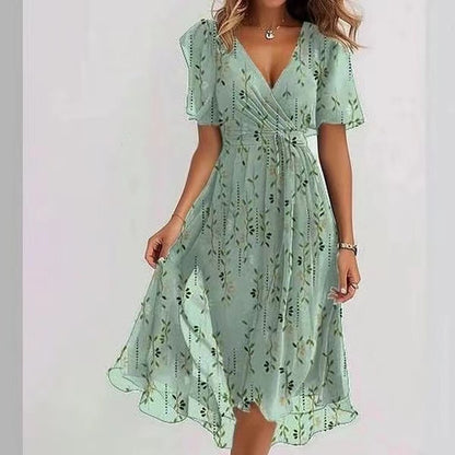 Summer Elegant V-neck Dress