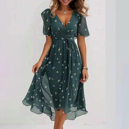 Summer Elegant V-neck Dress